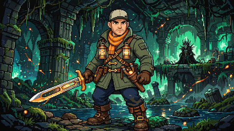 Danny and the Ember Vault key art