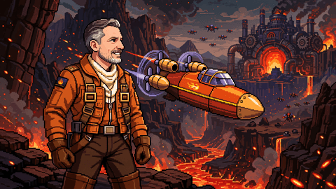 Ember Canyon Run key art
