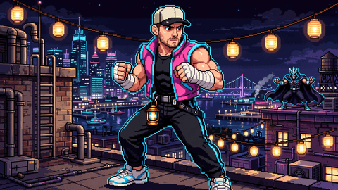 Danny: Neon Clash key art